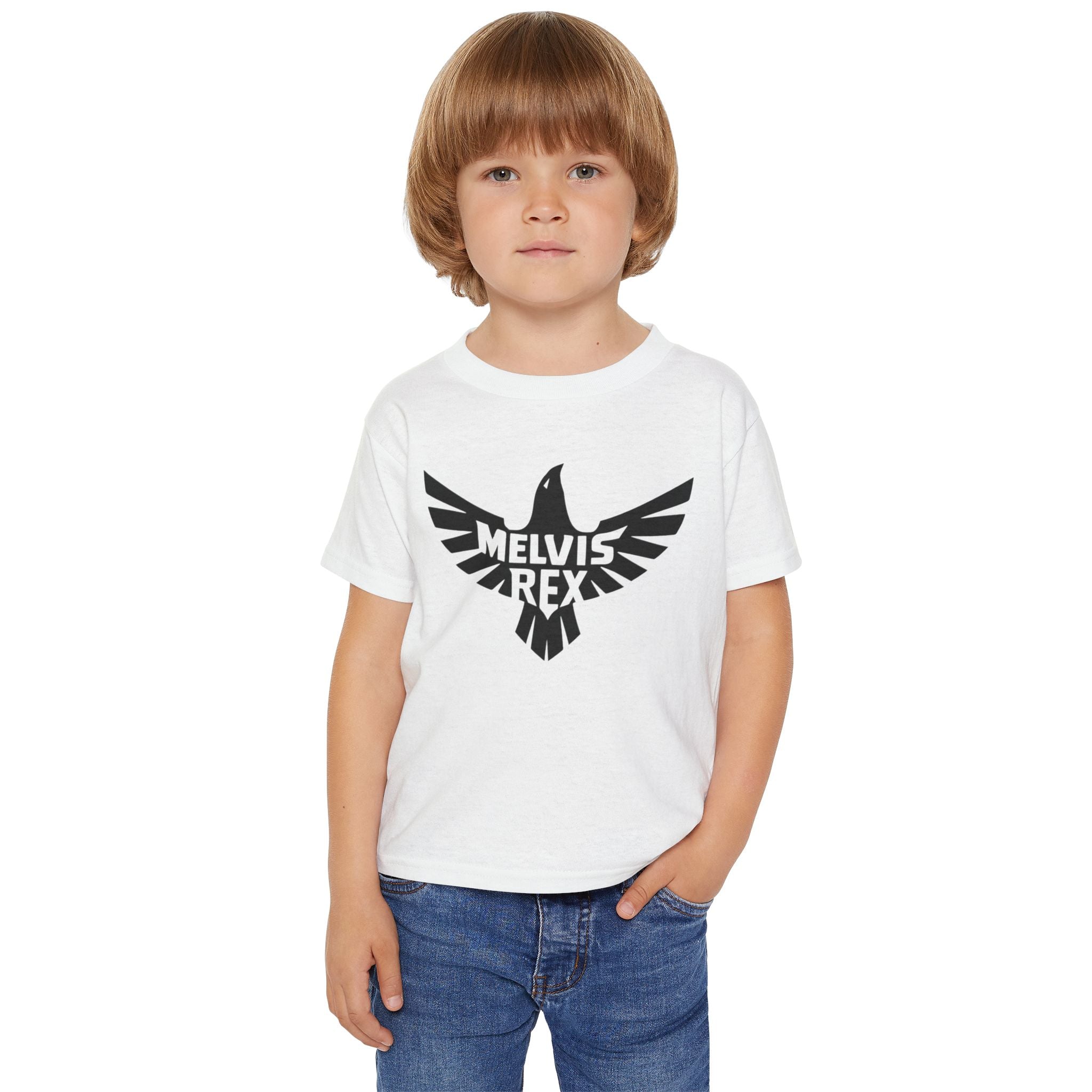 Melvis Rex NYGHT-HÖK Toddler T-Shirt Graphic Kids Tee