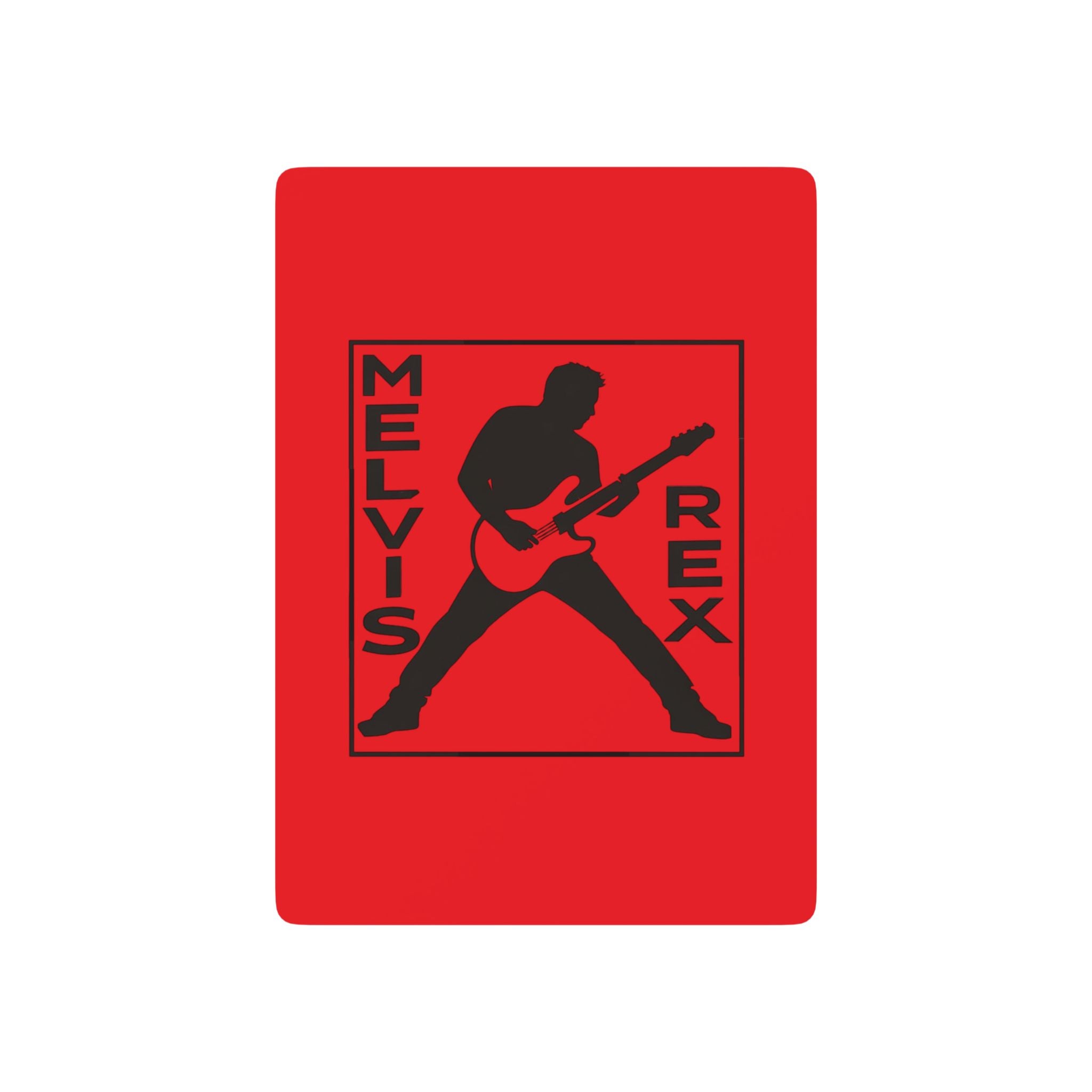 Melvis Rex Logo Poker Playing Cards