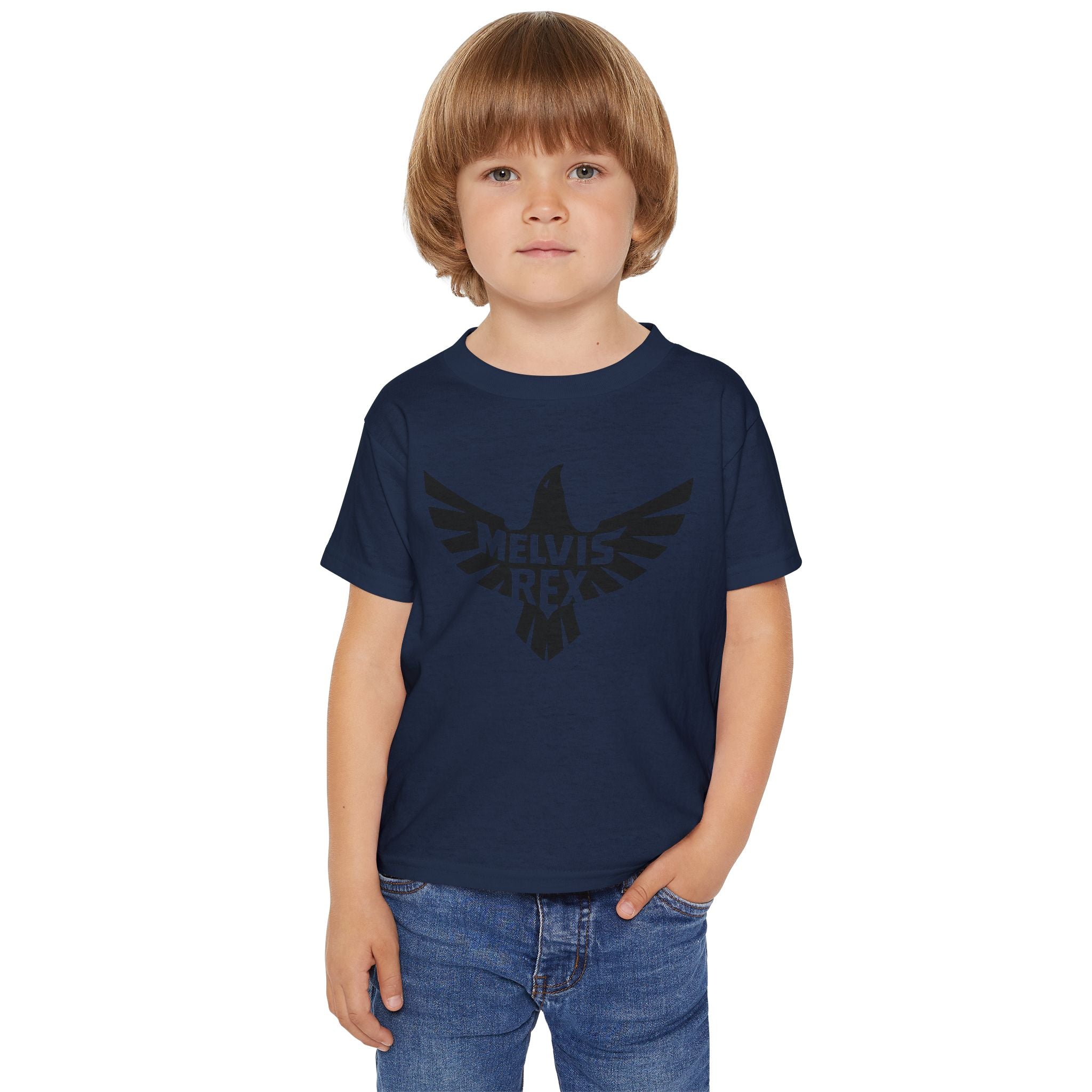 Melvis Rex NYGHT-HÖK Toddler T-Shirt Graphic Kids Tee